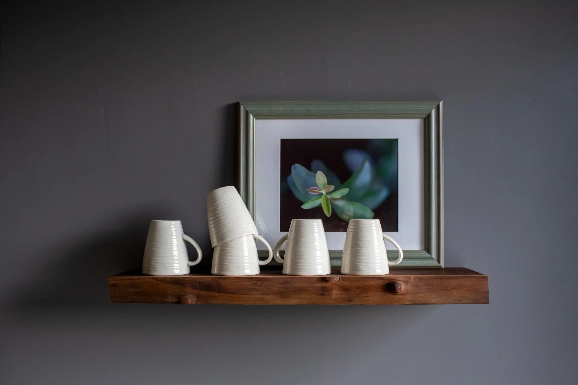 Live Edge Walnut Custom Floating Shelves - Image 6