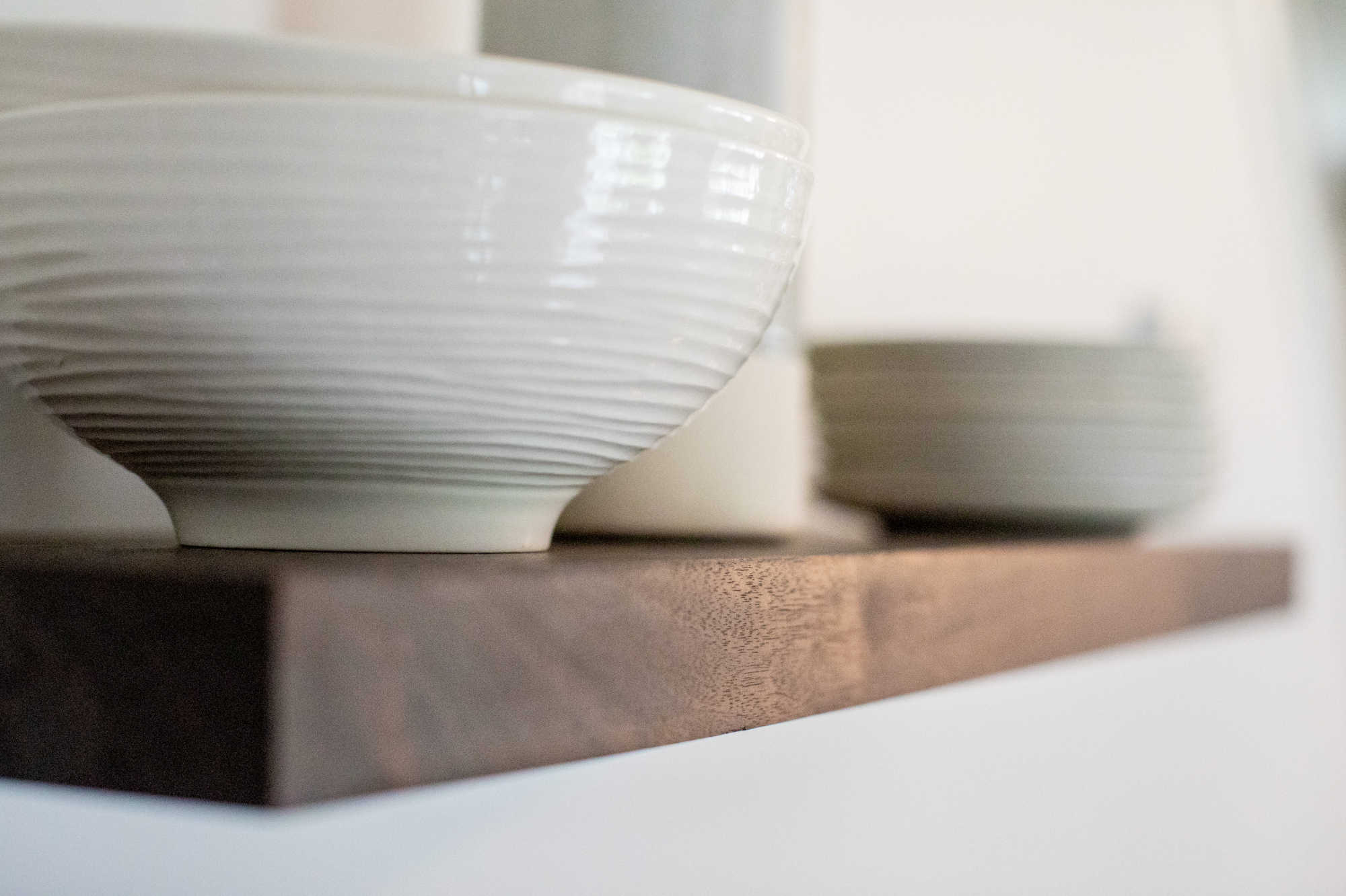 Walnut Custom Floating Shelves - Image 10