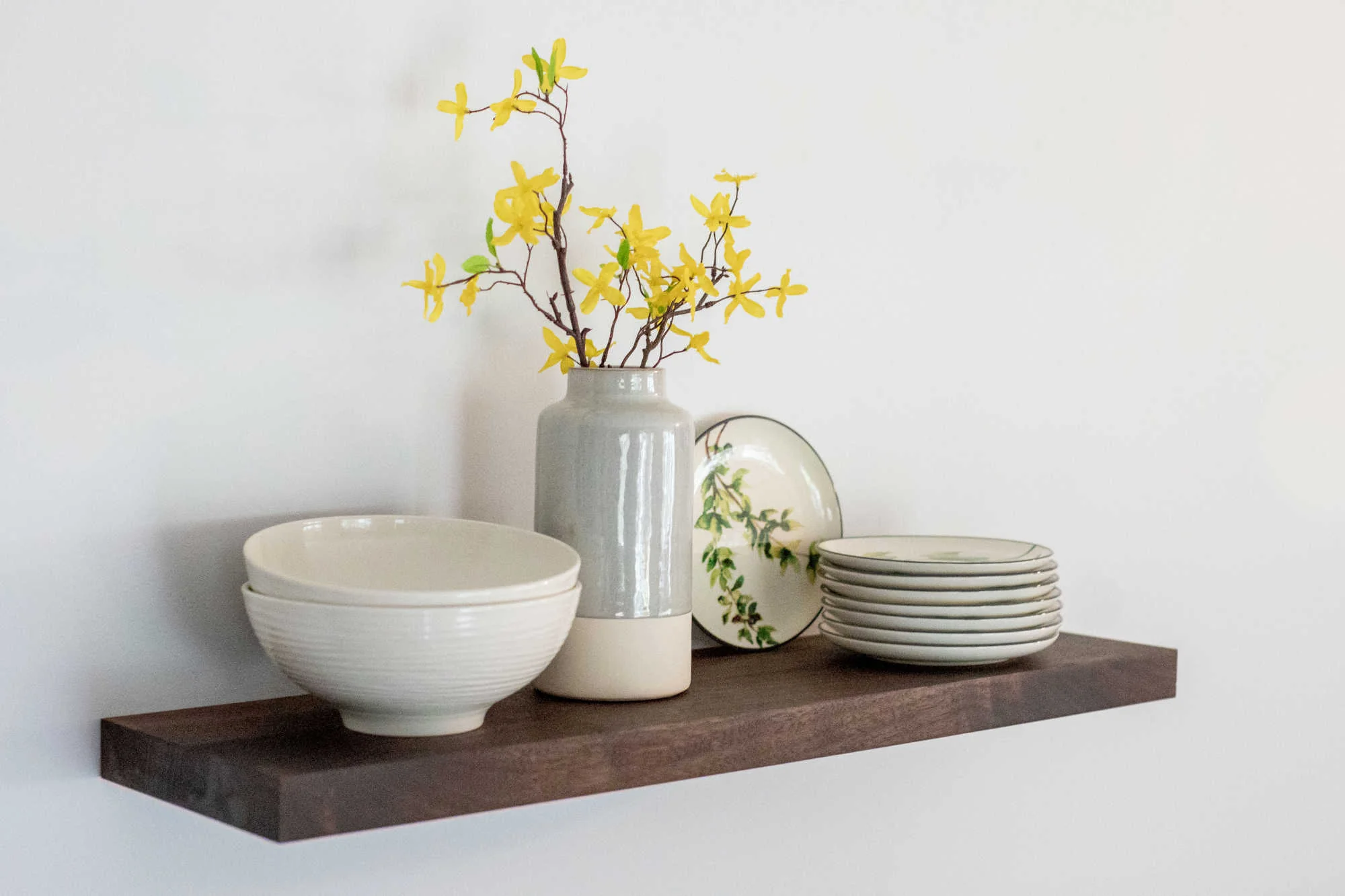 Walnut Custom Floating Shelves - Image 6