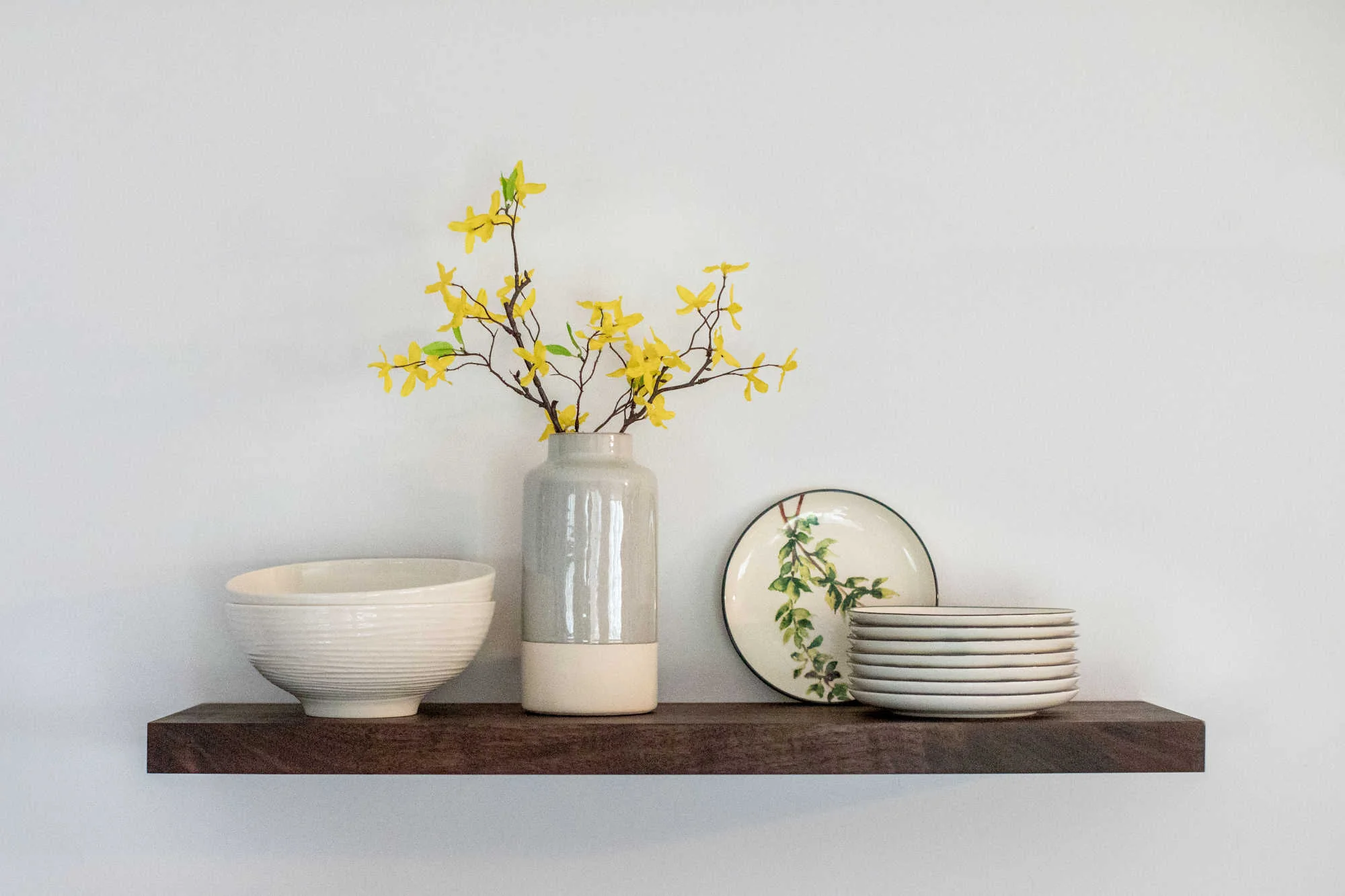 Walnut Custom Floating Shelves - Image 9